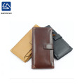 Leather men's wallet top layer leather clutch bag multi-function zipper wallet